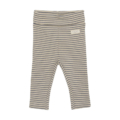 Gestreifte Baby-Leggings in Blau-Weiß, ideal für gemütliche und trendige Outfits. Nachhaltig und bequem.