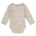 NOPPIES beige Body Beckmeyer mit orangem Pflanzenprint