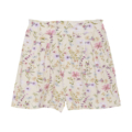 Kurze Hose mit floralem Muster in sanften Pastelltönen, ideal für den Sommerlook.