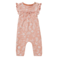 NOPPIES Jumpsuit Cedar - pink, mit Muschel-Print
