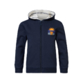 NOPPIES Kapuzenjacke Dewy dunkel marineblau, Brustaufdruck