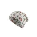 Creme STERNTALER Beanie mit Safari-Tieren