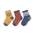 STERNTALER Kindersocken 3er-Pack aus Bambus-Viskose - gelb, rot und blau