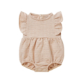 NOPPIES beige Strampler Conroe mit Rüschen