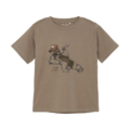 MINYMO braun T-Shirt „Chill out time“ mit Bärenprint