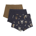 MINYMO Boxershort 3er-Pack - mit Hundmotiv