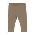 Braune Baby-Leggings aus Baumwolle mit elastischem Bund für bequemen Sitz, ideal für Alltagskleidung.