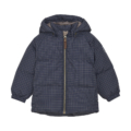 EN FANT karierte dunkelblaue Jacke Parisian Night
