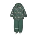 CeLaVi Regenbkleidung Set Fleece Smoke Pine dunkelgrün