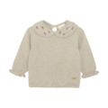 Strickpullover mit Kragen von Minymo