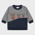 Hust & Claire HCSofus Sweatshirt mit Rentiermotiv