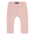 Baby-Leggings aus weichem, rosa Stoff mit elastischem Bund, ideal für bequemen Tragekomfort. Perfekt für Neugeborene.