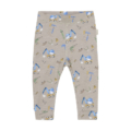MINYMO beige Hose mit Bagger-Prints