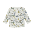 MINYMO Shirt mit Giraffe, Elefant, Tiger, Krokodil, Zebra und Leopardenprint.