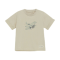 EN FANT beige T-Shirt mit Flugzeug-Print