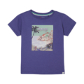 NOPPIES T-Shirt Leachville Skipper Blue - mit Brustprint