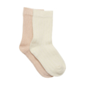 MINYMO Socken 2er-Pack Off White
