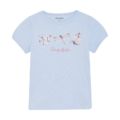 Minymo Mädchen T-Shirt mit Schmetterlingsdruck – 