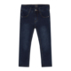 Dunkelblaue Kinderjeans, klassische Passform, aus Denim-Stoff. Ideal für den Alltag und bequem zu tragen.
