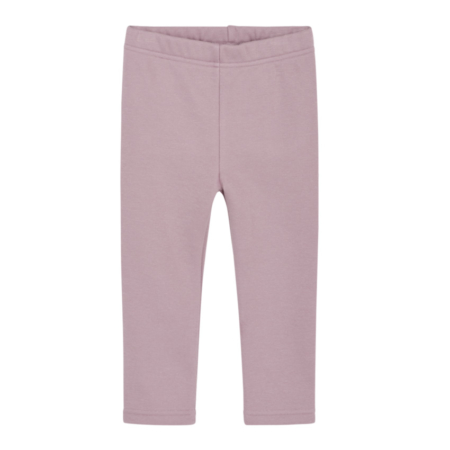 Rosa Baby-Leggings aus weichem Baumwollstoff, ideal für Komfort und Stil im Alltag.