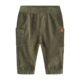 Grüne Kinder-Cordhose mit elastischem Bund und Taschen, ideal für Komfort und Stil im Alltag.