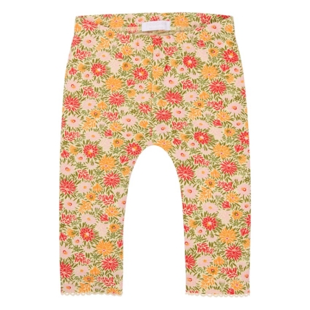 Bunte Baby-Leggings mit Blumenmuster, ideal für stilvolle Frühjahrs- oder Sommer-Outfits für Kleinkinder.