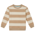 Gestreifter Pullover in Beige und Creme für Kinder, bequem und stylisch für den Alltag.