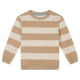 Gestreifter Pullover in Beige und Creme für Kinder, bequem und stylisch für den Alltag.
