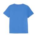 Blaues T-Shirt für Kinder, Rückansicht. Weiche Baumwolle, perfekt für lässigen Komfort und täglichen Gebrauch.