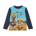 Langarmshirt für Kinder mit Rubble & Crew-Motiv in leuchtenden Farben, ideal für Fans der animierten Serie.