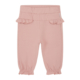 Rosa Babyhose mit Rüschen und elastischen Bündchen, ideal für komfortable und süße Outfits für Kleinkinder.