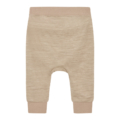 Beige Baby-Leggings aus weichem Material, ideal für Komfort und Wärme in der kühleren Jahreszeit.